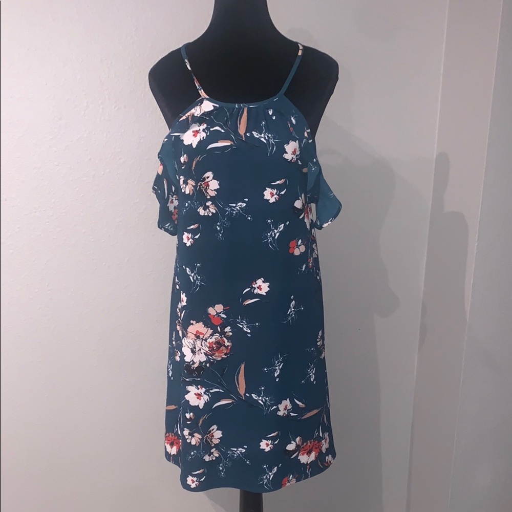 Floral Blue Dress